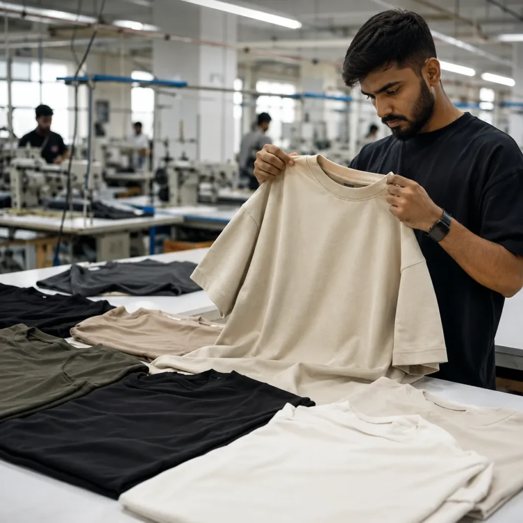 Oversized T-Shirt Manufacturer in Tiruppur india
