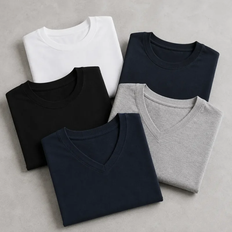 Basic and fashion cotton T-shirts manufactured for apparel brands in India